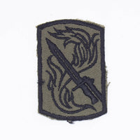 60s Vietnam War Subdued On-Twill 198th Infantry Brigade SSI Patch