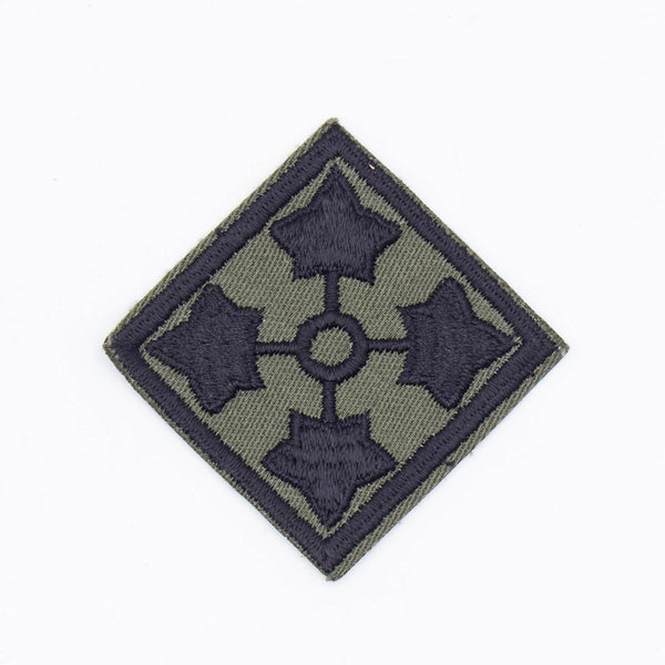 60s Vietnam War Subdued On-Twill 4th Infantry Division SSI Patch