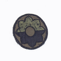 60s Vietnam War Subdued On-Twill 9th Infantry Division SSI Patch