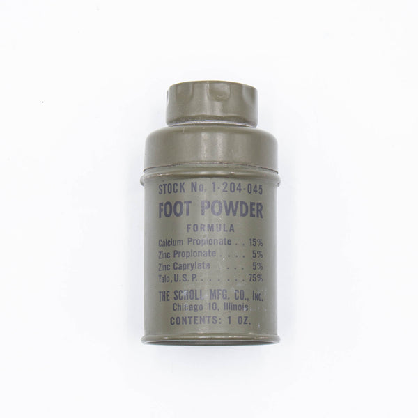 60s Vietnam War US Military Foot Powder Omega Militaria