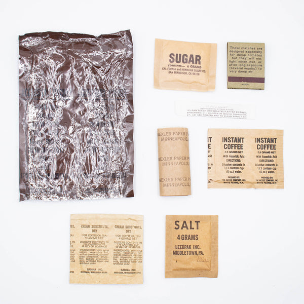 60s Vietnam War US Military MCI C-Ration Accessories Packet