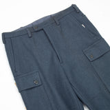 Deadstock 80s Vintage Finnish Civil Defence Wool Trousers - 36x34