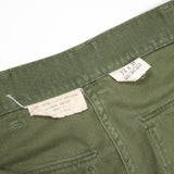 60s Vintage OG-107 Sateen Utility Trousers - 30x27