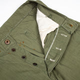 Rare 50s Vintage French-Modified HBT Trousers - 29x34