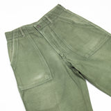 60s Vintage OG-107 Sateen Utility Trousers - 28x29