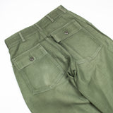 60s Vintage OG-107 Sateen Utility Trousers - 28x29