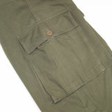 40s WW2 Vintage US Army HBT Trousers - 28x33
