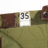 Deadstock 60s Vintage French Army TAP 47/56 Lizard Camo Trousers - 40x32