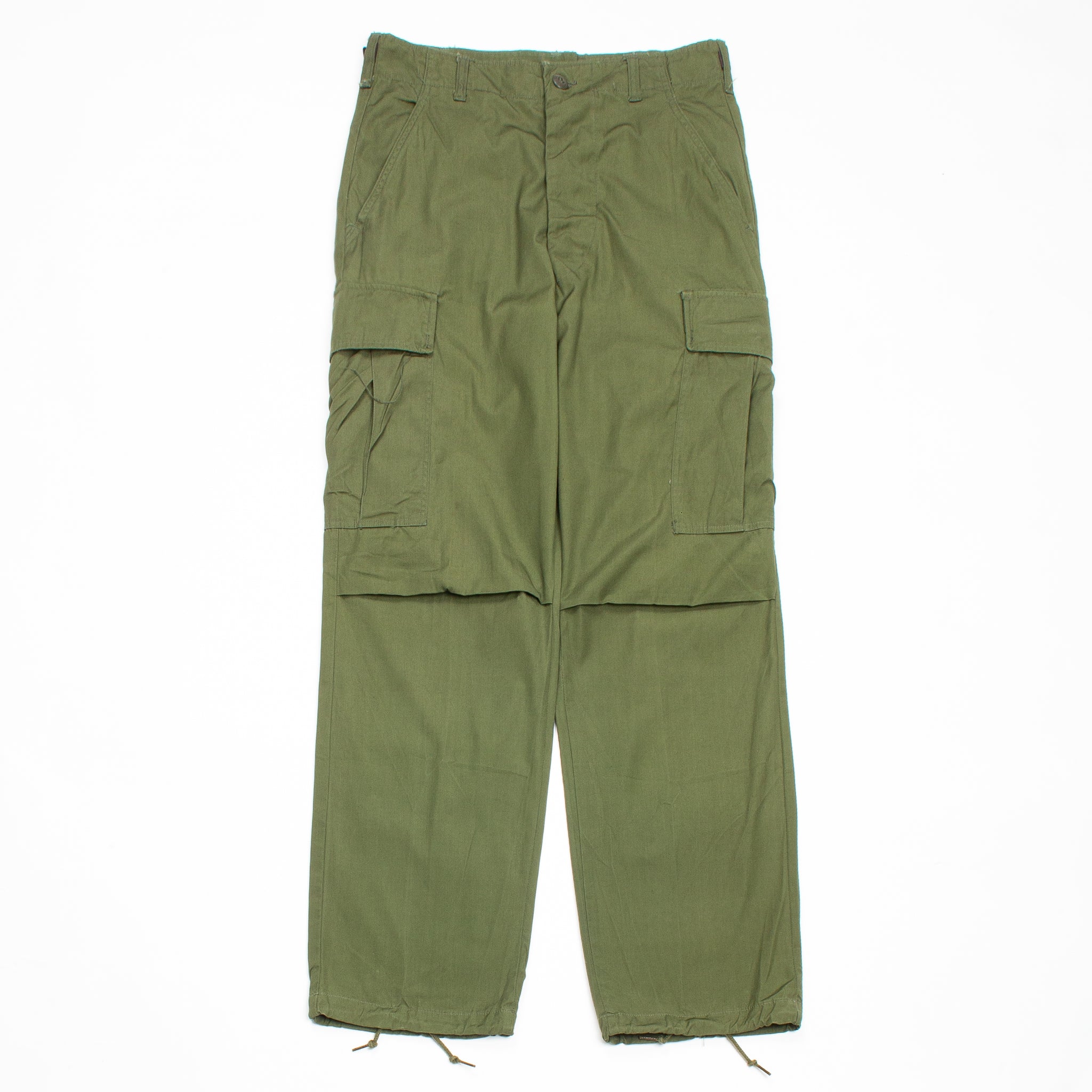 Deadstock 1966 Vietnam War Poplin Tropical Combat Trousers - 32x32