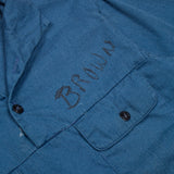 70s Vintage US Navy Blue Pullover Shirt - Small
