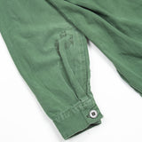 60s Vintage Swedish Army Grandad Shirt - Medium