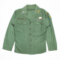 60s 1968年U.S.ARMY米軍実物OG-107ユーティリティシャツ 60s Vietnam War Vintage Special Forces OG-107 Utility Shirt