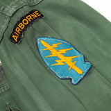 60s Vietnam War Vintage Special Forces OG-107 Utility Shirt - Medium