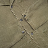 40s WW2 Vintage US Navy HBT N-3 Utility Jacket - Small