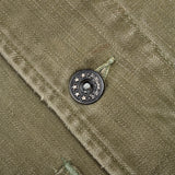 40s WW2 Vintage US Navy HBT N-3 Utility Jacket - Small
