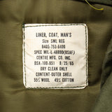 Deadstock 60s Vintage USAF OG-107 Field Jacket & Matching Liner - Medium