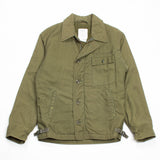 70s Vintage Stencilled US Navy A-2 Deck Jacket - Medium