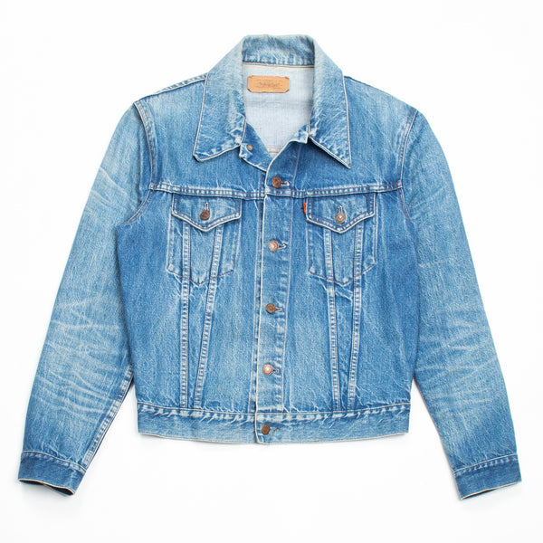 60s Vintage Orange Tab Levis Type 3 Denim Jacket - Small – Omega