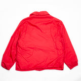 80s Vintage Red NASCAR Souvenir Patched Windbreaker Jacket - Large