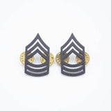 US Army Subdued Master Sergeant Rank Collar Insignia