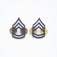 US Army Subdued Sergeant First Class Rank Collar Insignia
