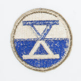 40s WW2 Vintage X Corps Patch