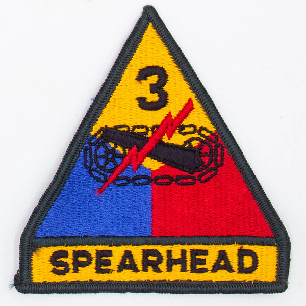 US-Made Merrowed Edge 3rd Armored Division Patch