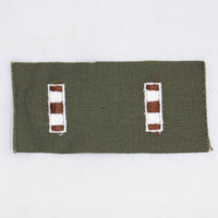 60s Vintage Chief Warrant Officer Collar Insignia Patch Set