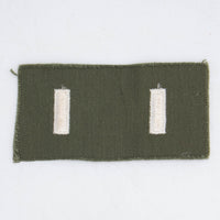 60s Vintage 1st Lieutenant Collar Insignia Patch Set