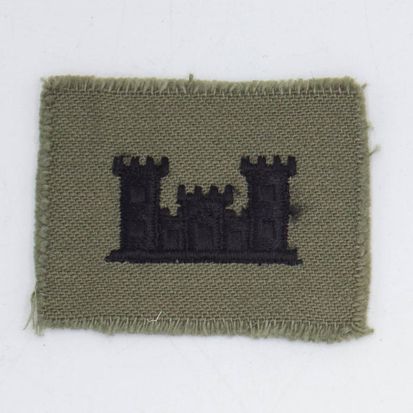 60s Vintage Engineer Branch Collar Insignia Patch Set