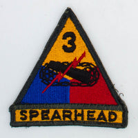 50s Vintage 3rd Armored Division 'Spearhead' Patch