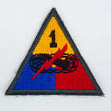 50s Vintage 1st Armored Division 'Spearhead' Patch