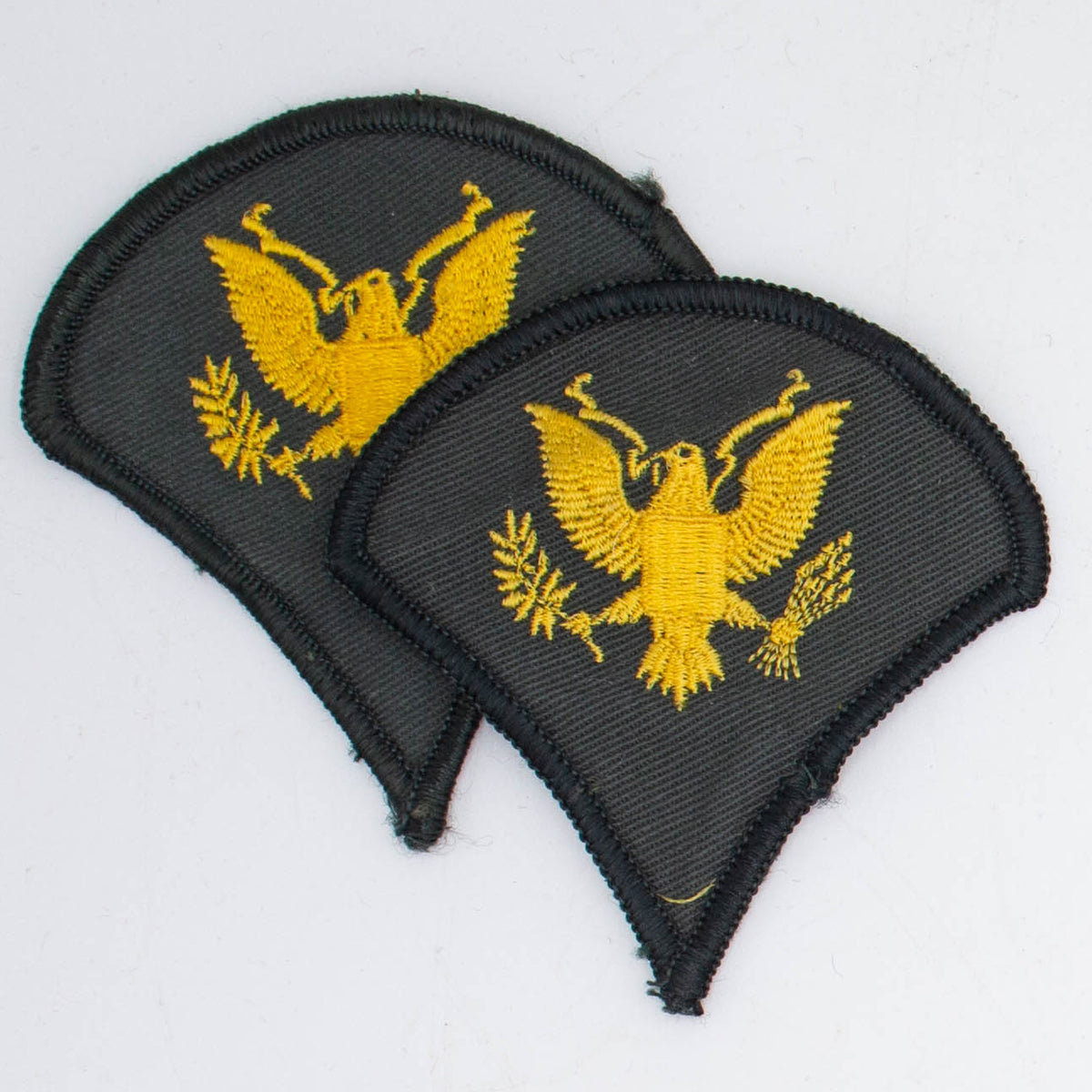 60s Vintage Merrowed Edge Specialist Rank Patch Set – Omega Militaria