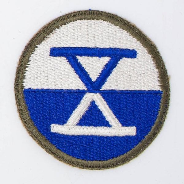 40s WW2 Vintage X Corps Patch