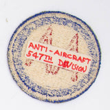 40s WW2 Vintage Anti Aircraft Command Patch