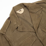 60s Vintage French Army M47 HBT Field Jacket - Small