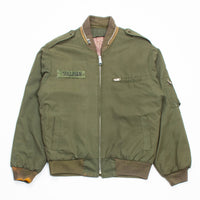 60s Tailor-Made Bomber/Tanker Jacket - Medium