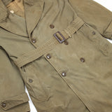 50s Vintage US Army Officer's Overcoat & Liner - Medium