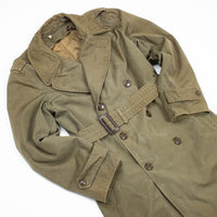 50s Vintage US Army Officer's Overcoat & Liner - Medium