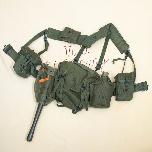 Mint NOS Vietnam War US Army M-1956 Webbing Set