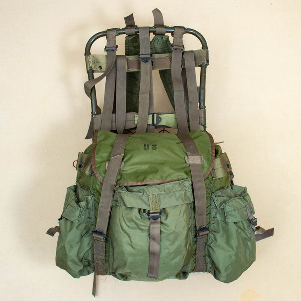 NOS 1968 Dated Vietnam War Lightweight Rucksack w/ Frame & Straps ...