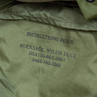 NOS 1968 Dated Vietnam War Lightweight Rucksack w/ Frame & Straps