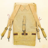 1918 Dated WWI US Army M1910 Doughboy Pack / Haversack w/ Meat Can Pouch & Extender