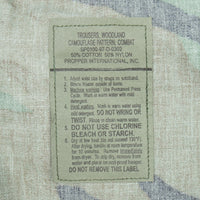 Genuine US Military Temperate Woodland Camo BDU Combat Trousers