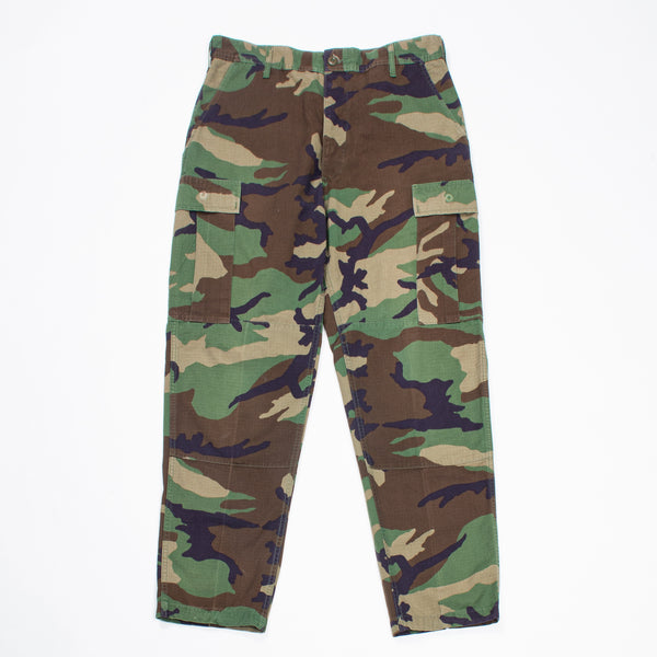 Genuine US Military Hot Weather Woodland Camo BDU Combat Trousers