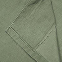 60s Vietnam War Vintage Seabees 3rd Pattern OG-107 Sateen Utility Shirt - Medium