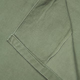 60s Vietnam War Vintage Seabees 3rd Pattern OG-107 Sateen Utility Shirt - Medium