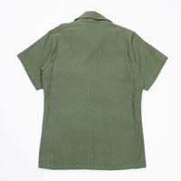 60s Vietnam War Vintage Seabees 3rd Pattern OG-107 Sateen Utility Shirt - Medium