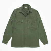 60s Vietnam War Vintage USMC 3rd Pattern OG-107 Utility Shirt - Small