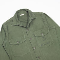 60s Vietnam War Vintage USMC 3rd Pattern OG-107 Utility Shirt - Small